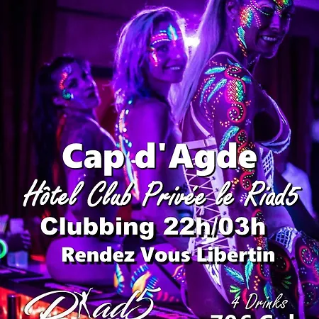 5 Cap Libertin Village Naturiste 2* Агд