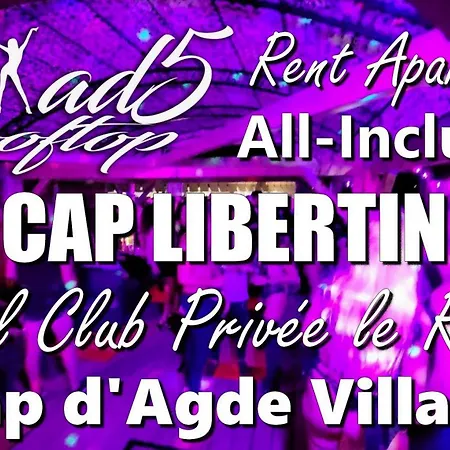 5 Cap Libertin Village Naturiste Hotel apartamentowy Agde