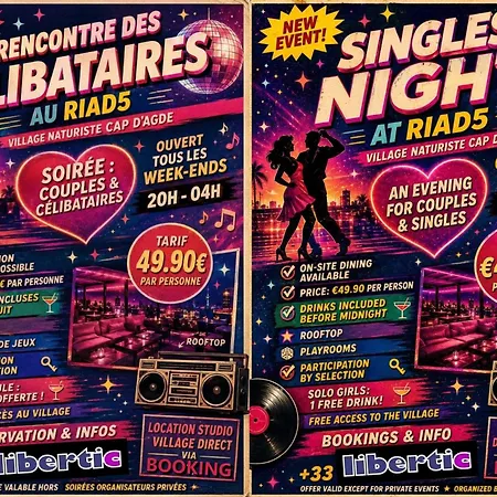 5 Cap Libertin Village Naturiste Agde