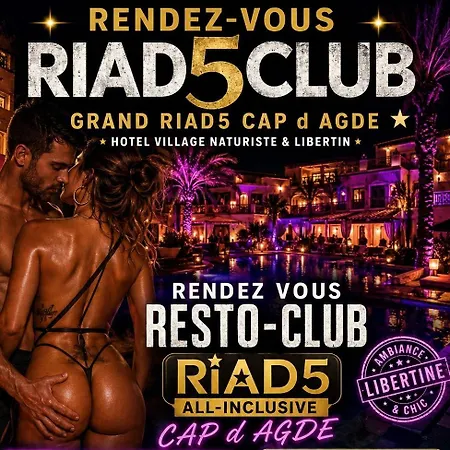 Village Naturiste Cap D'agde Libertin Location Club 5 Apartmanhotel